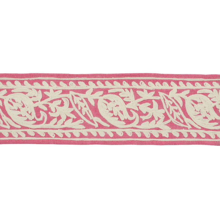 Neeta Raspberry by Kravet Design Trim ECHO HEIRLOOM INDIA TRIM COLLECTION LINEN - 55%;VISCOSE - 45% India - Horizontal: - and Vertical: - 3 - Fabric Carolina -