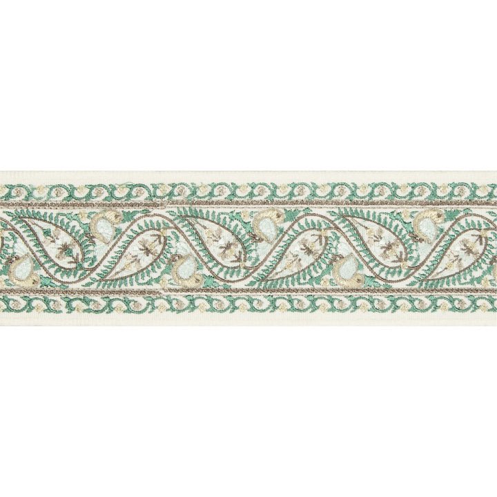 India Spa by Kravet Couture Trim BRAIDS BANDS & BORDERS RAYON - 51%;POLYESTER - 49% India Horizontal: 2.36 and Vertical: 2.95 2.36 - Fabric Carolina -