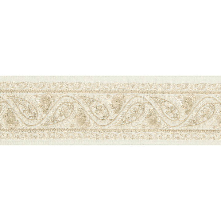 India Natural by Kravet Couture Trim BRAIDS BANDS & BORDERS RAYON - 51%;POLYESTER - 49% India Horizontal: 2.36 and Vertical: 2.95 2.36 - Fabric Carolina -