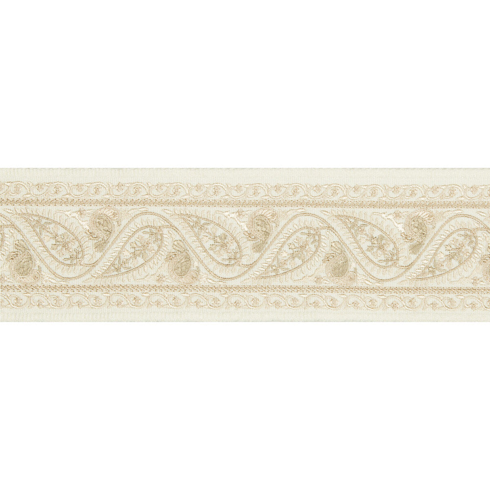 India Natural by Kravet Couture Trim Kravet Couture Trim India NaturalTrim BRAIDS BANDS & BORDERS RAYON - 51%;POLYESTER - 49% India </p><p>Repeat: H: 2.36, V: 2.95 2.36 - Fabric Carolina -