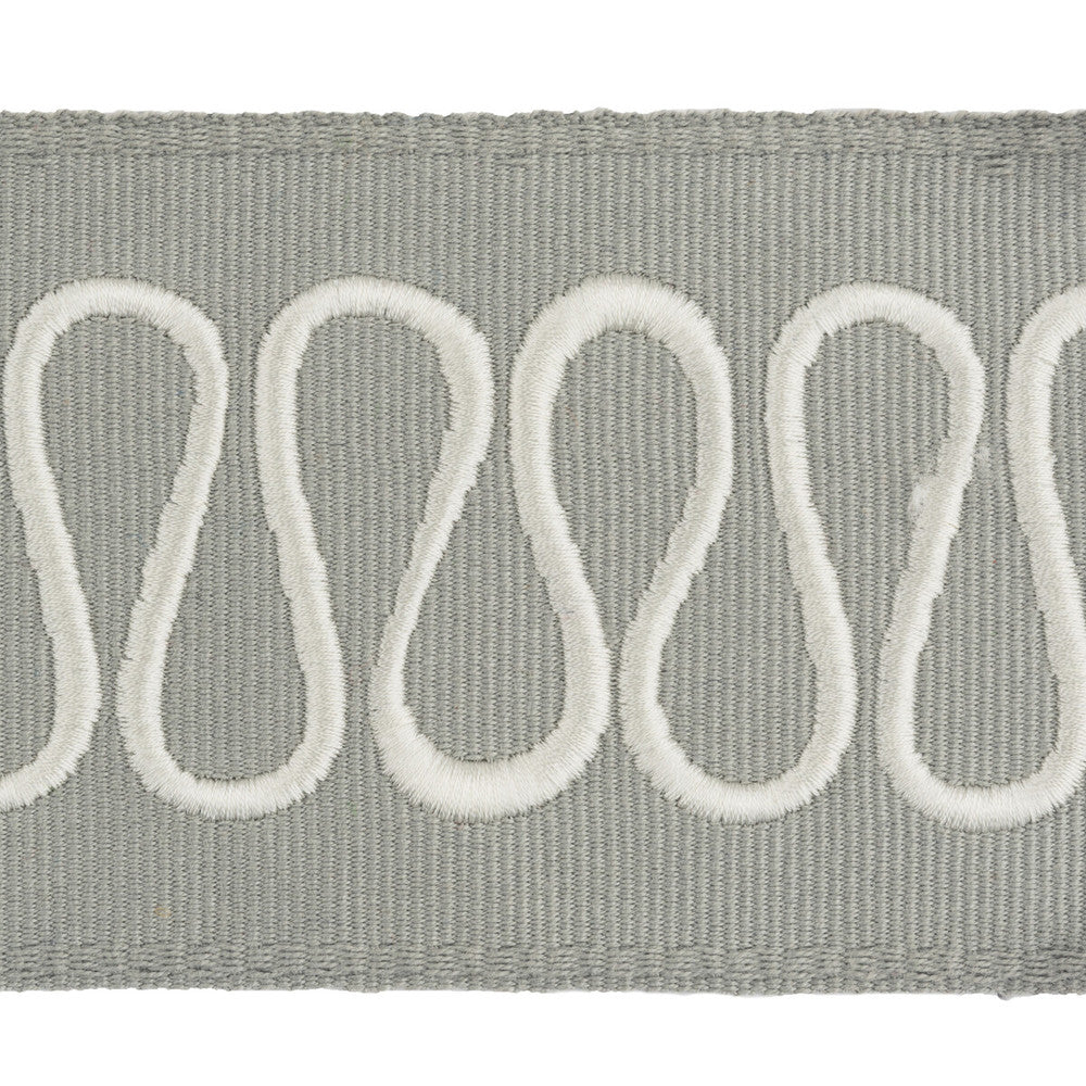 Bodoni Tape Shadow by Kravet Design Trim JONATHAN ADLER CHARADE COTTON - 75%;VISCOSE - 25% India - Horizontal: - and Vertical: - 2.36 - Fabric Carolina -