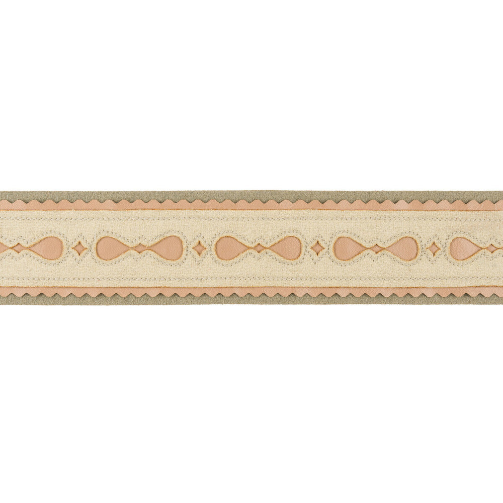 Tyrolean Band Fawn by Kravet Couture Trim Kravet Couture Trim Tyrolean Band FawnTrim BARBARA BARRY CHALET TRIMS WOOL - 70%;LEATHER - 30% India </p><p>Repeat: H: , V: 2.5 - Fabric Carolina -