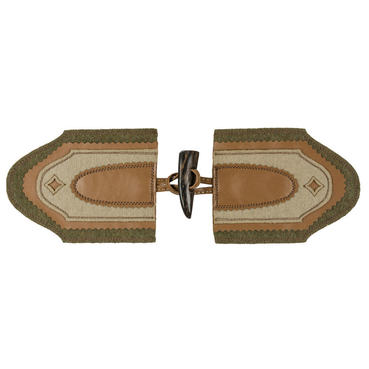 Tyrolean Toggle Loden by Kravet Couture Trim BARBARA BARRY CHALET TRIMS POLYURETHANE - 40%;WOOL - 40%;BUFFALO HORN - 20% India Horizontal: and Vertical: 3.75 - Fabric Carolina -