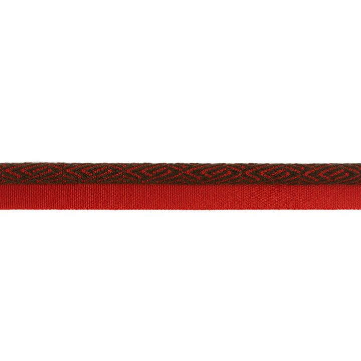 Twiga Red Pepper by Kravet Design Trim Kravet Design Trim Twiga Red PepperTrim TANZANIA J BANKS TRIM COLLECTION COTTON - 44%;WOOL - 22%;FIBRANNE - 17%;RAYON - 17% China </p><p>Repeat: H: , V: 1 - Fabric Carolina -