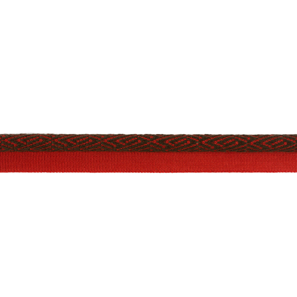 Twiga Red Pepper by Kravet Design Designer Trim TANZANIA J BANKS TRIM COLLECTION COTTON - 44%;WOOL - 22%;FIBRANNE - 17%;RAYON - 17% China Horizontal: and Vertical: 1 - Swanky Fabrics -