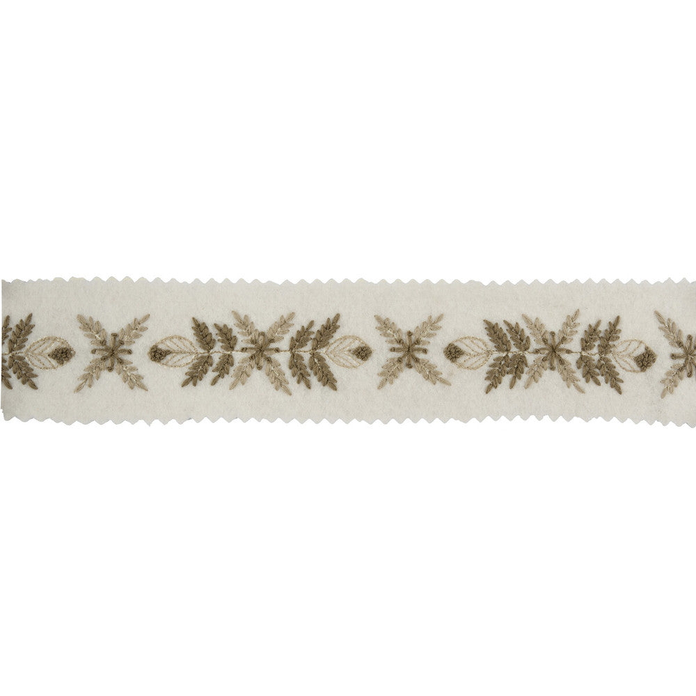 Edelweiss Snow Drift by Kravet Couture Trim BARBARA BARRY CHALET TRIMS POLYESTER - 100% India - Horizontal: - and Vertical: - 1.5 - Fabric Carolina -