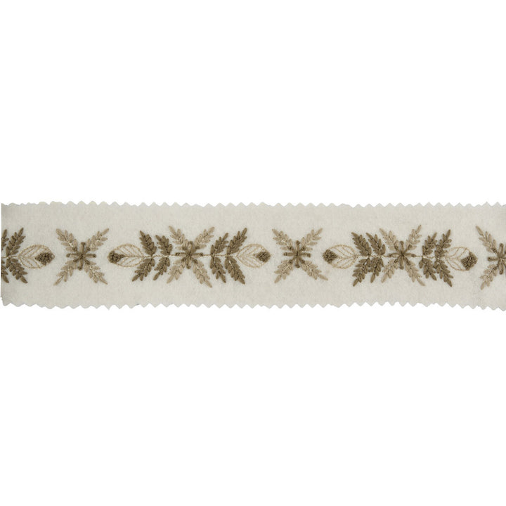 Edelweiss Snow Drift by Kravet Couture Trim BARBARA BARRY CHALET TRIMS POLYESTER - 100% India Horizontal: and Vertical: 1.5 - Fabric Carolina -