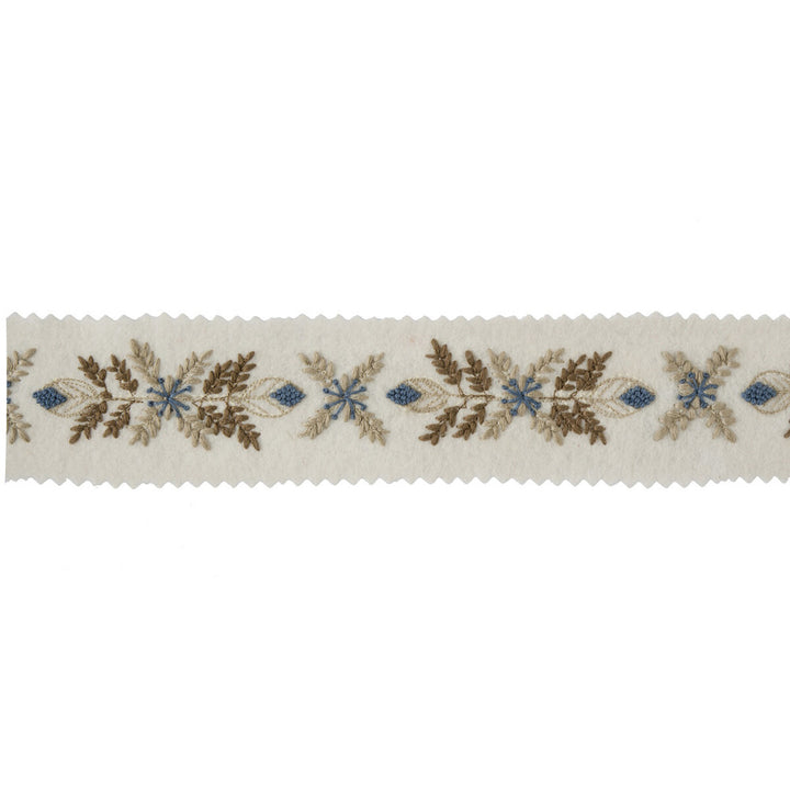 Edelweiss Blue Heron by Kravet Couture Trim BARBARA BARRY CHALET TRIMS POLYESTER - 100% India Horizontal: and Vertical: 1.5 - Fabric Carolina -