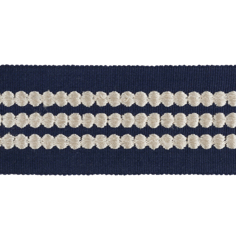 Triple Dot Navy by Kravet Design Trim Kravet Design Trim Triple Dot NavyTrim KATE SPADE COLLECTION COTTON - 85%;RAYON - 15% India </p><p>Repeat: H: , V: 1.5 - Fabric Carolina -