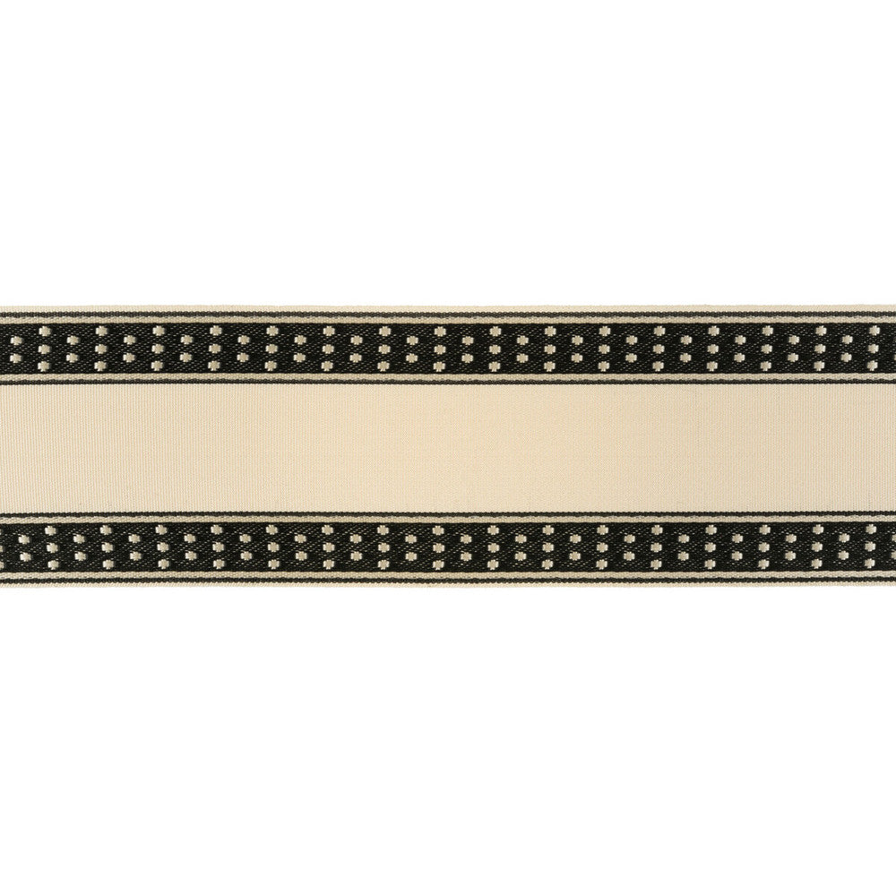 Dotty Border Domino by Kravet Design Trim KATE SPADE COLLECTION ACETATE - 72%;POLYESTER - 28% Italy Horizontal: and Vertical: 3 - Fabric Carolina -