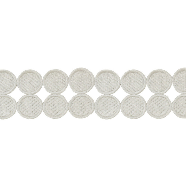 Double Dot Dove by Kravet Design Trim KATE SPADE COLLECTION POLYESTER - 100% China Horizontal: and Vertical: 1.8125 - Fabric Carolina -