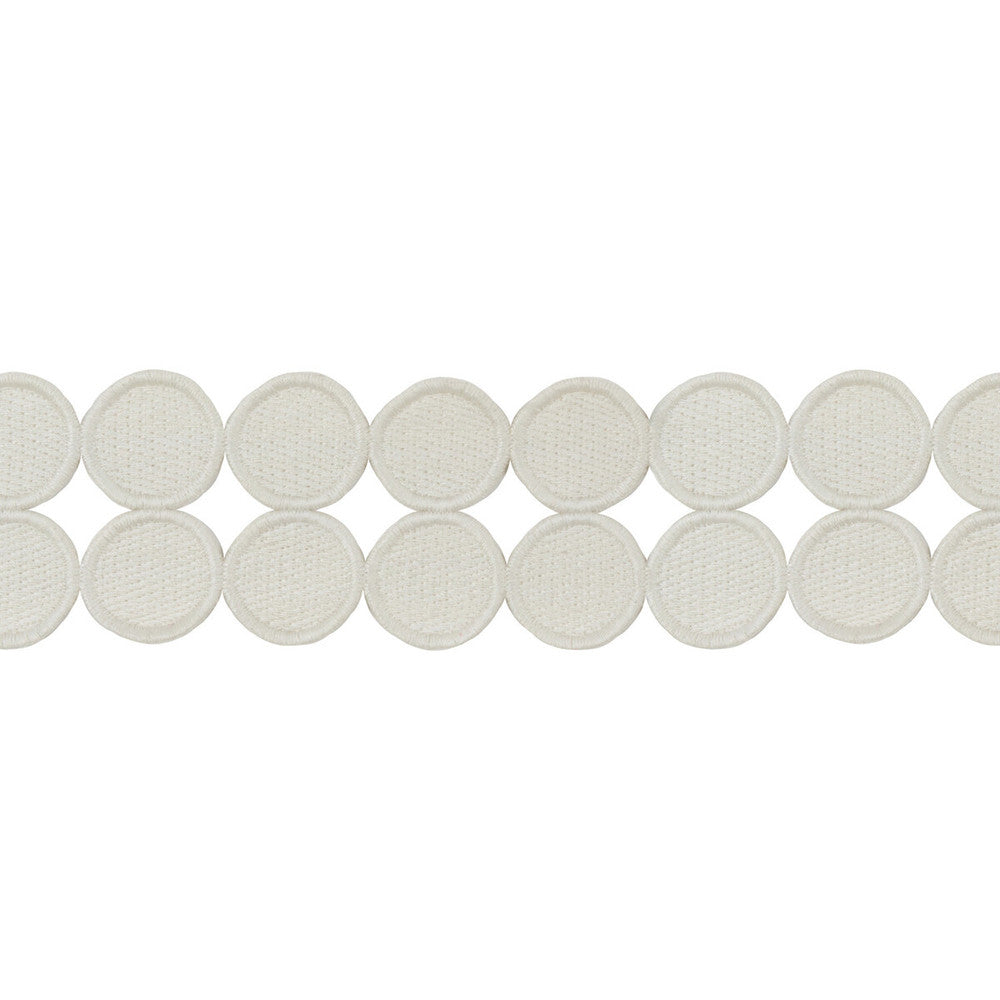 Double Dot Cottonball by Kravet Design Trim KATE SPADE COLLECTION POLYESTER - 100% China Horizontal: and Vertical: 1.8125 - Fabric Carolina -