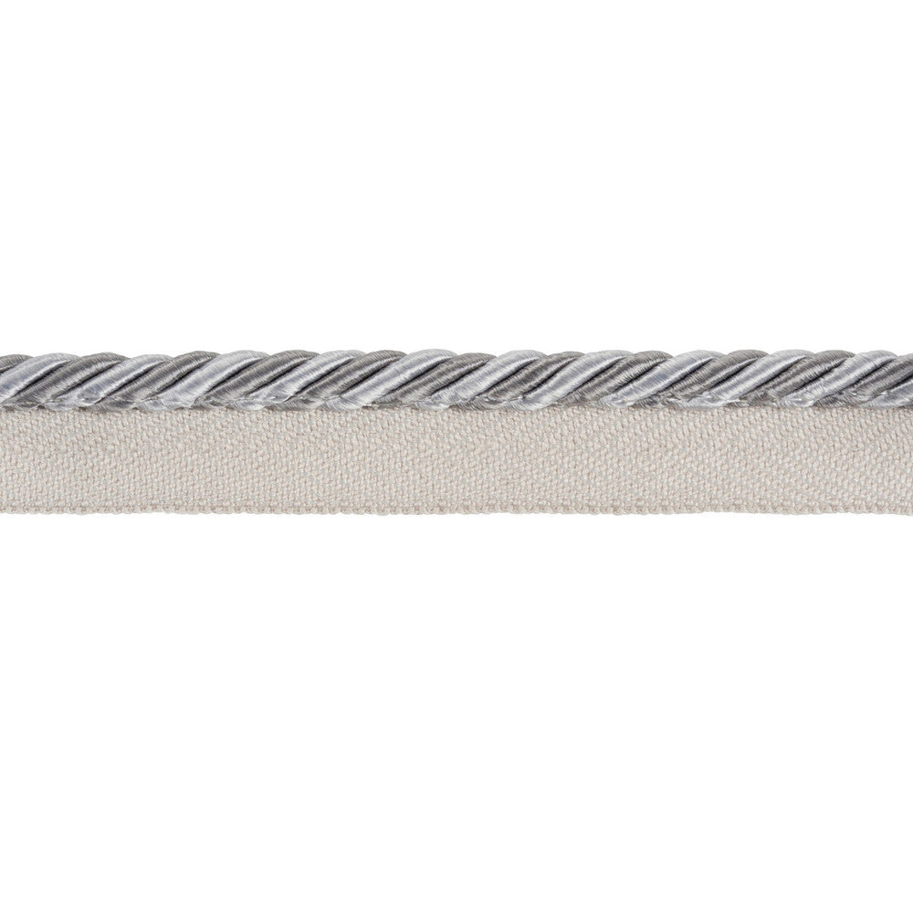 Twisted Cord Dove by Kravet Design Trim KATE SPADE COLLECTION COTTON - 48%;RAYON - 31%;POLYESTER - 20%;NYLON - 1% China Horizontal: and Vertical: 0.1875 - Fabric Carolina -