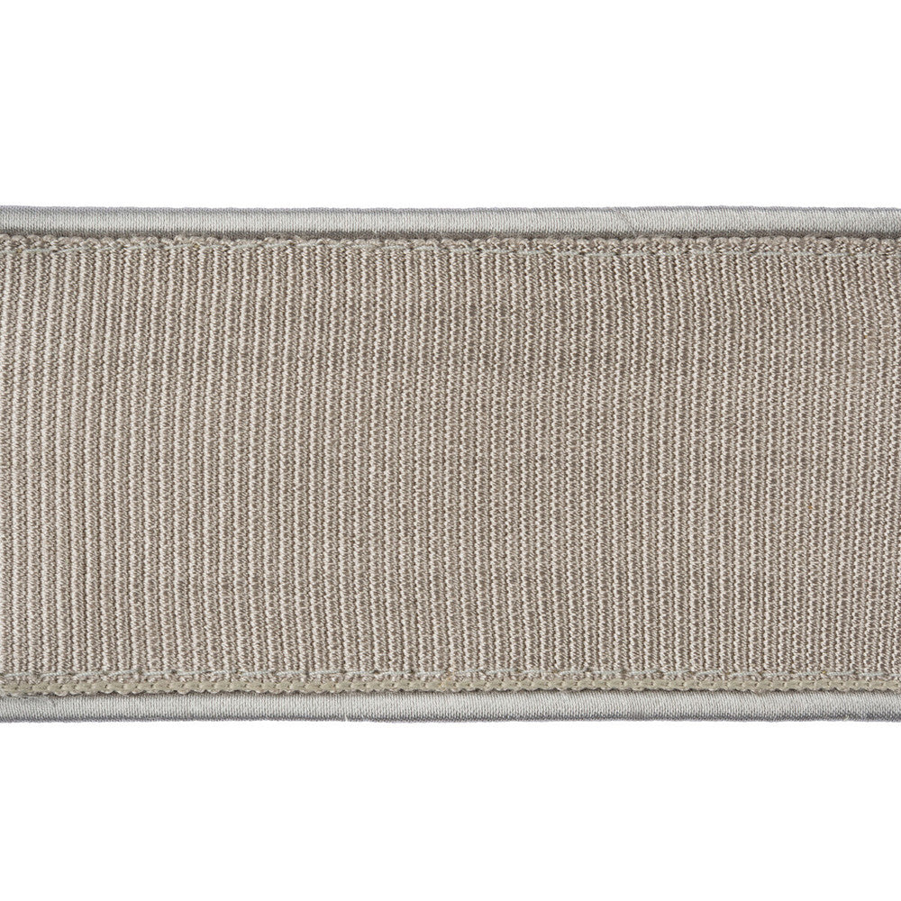 Satin Edge Band Dove by Kravet Design Designer Trim CANDICE OLSON COLLECTION VISCOSE - 86%;ACRYLIC - 10%;POLYESTER - 4% Italy Horizontal: and Vertical: 1.89 - Swanky Fabrics -