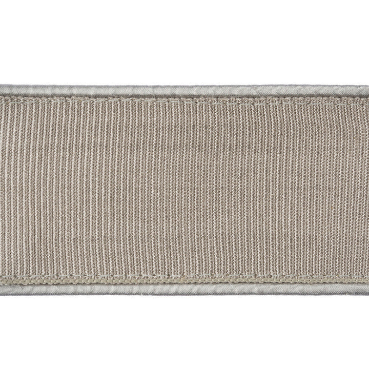 Satin Edge Band Dove by Kravet Design Designer Trim CANDICE OLSON COLLECTION VISCOSE - 86%;ACRYLIC - 10%;POLYESTER - 4% Italy Horizontal: and Vertical: 1.89 - Swanky Fabrics -
