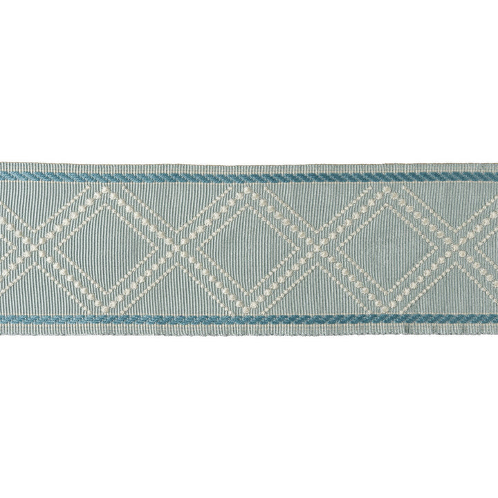 Diamond Trellis Spa by Kravet Design Trim Kravet Design Trim Diamond Trellis SpaTrim CANDICE OLSON COLLECTION POLYESTER - 72%;ACRYLIC - 28% Turkey </p><p>Repeat: H: , V: 3 - Fabric Carolina -