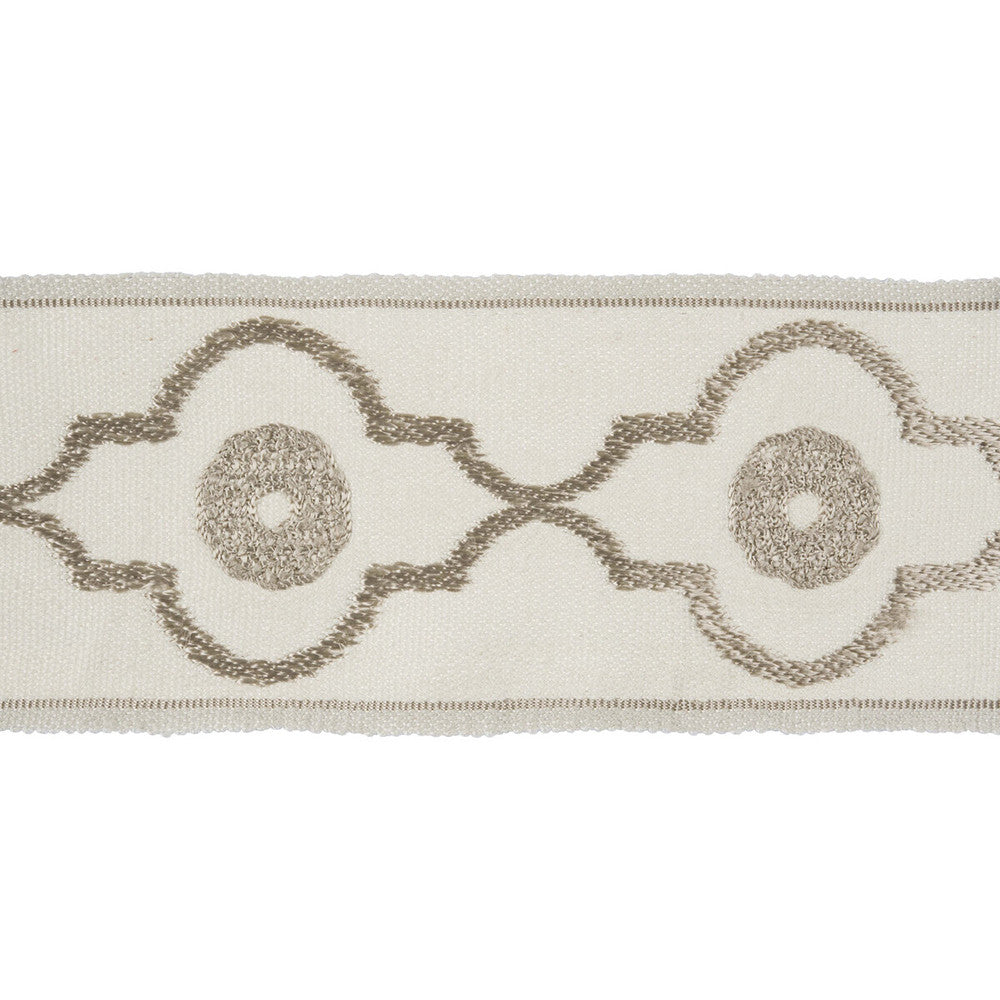 Ogee Chain Dove by Kravet Design Trim CANDICE OLSON COLLECTION LINEN - 43%;RAYON - 33%;VISCOSE - 24% China Horizontal: and Vertical: 2.95 - Fabric Carolina -