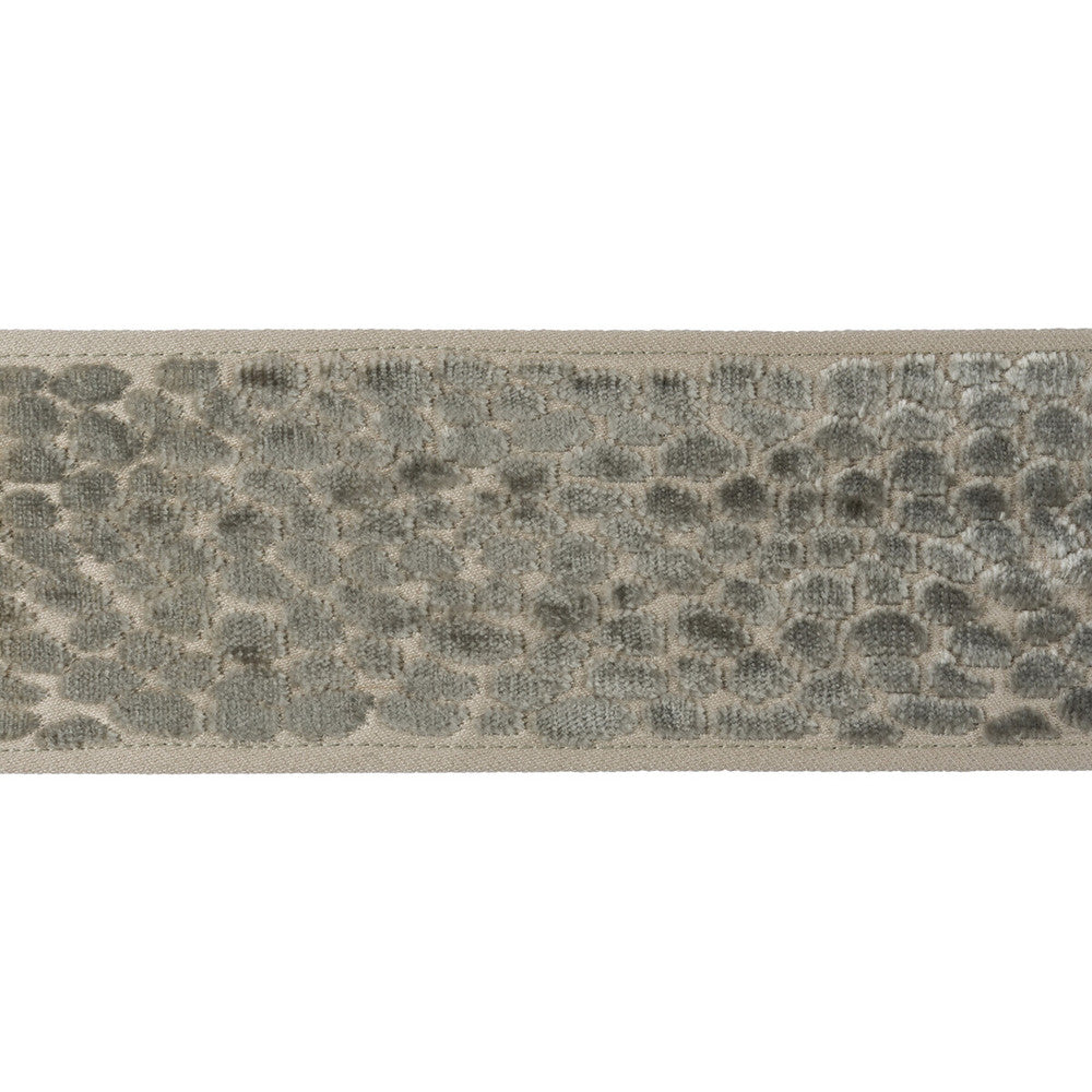 Velvet Pebble Platinum by Kravet Design Designer Trim CANDICE OLSON COLLECTION COTTON - 56%;VISCOSE - 44% India Horizontal: and Vertical: 2.5 - Swanky Fabrics -