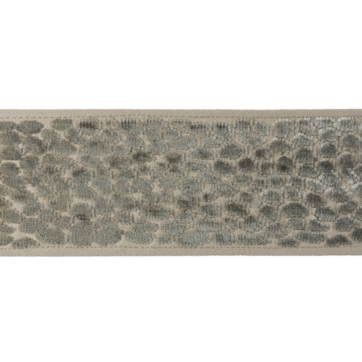 Velvet Pebble Platinum by Kravet Design Trim CANDICE OLSON COLLECTION COTTON - 56%;VISCOSE - 44% India - Horizontal: - and Vertical: - 2.5 - Fabric Carolina -