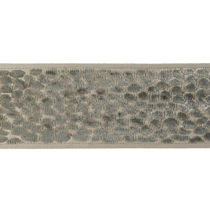 Velvet Pebble Platinum by Kravet Design Designer Trim CANDICE OLSON COLLECTION COTTON - 56%;VISCOSE - 44% India Horizontal: and Vertical: 2.5 - Swanky Fabrics -