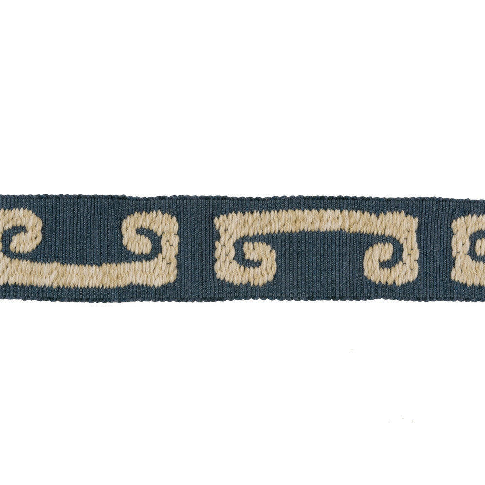 Wonky Key Indigo by Kravet Design Designer Trim LINHERR HOLLINGSWORTH BOHEME TRIM WOOL - 47%;COTTON - 29%;FIBRANNE - 11%;LINEN - 11%;POLYESTER - 2% China - Horizontal: 2.4 and Vertical: 11 2.4 - Swanky Fabrics -