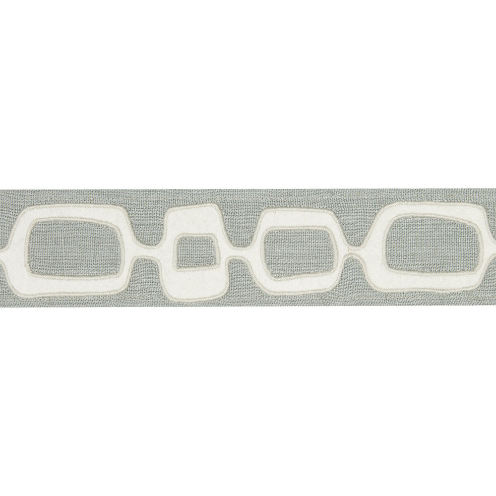 Organic Links Grey by Kravet Design Trim - LINEN - 50%;WOOL - 45%;VISCOSE - 5% India - Horizontal: - and Vertical: - 2.75 - Fabric Carolina -