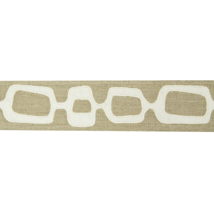 Organic Links Natural by Kravet Design Trim LINEN - 50%;WOOL - 45%;VISCOSE - 5% India Horizontal: and Vertical: 2.75 - Fabric Carolina -
