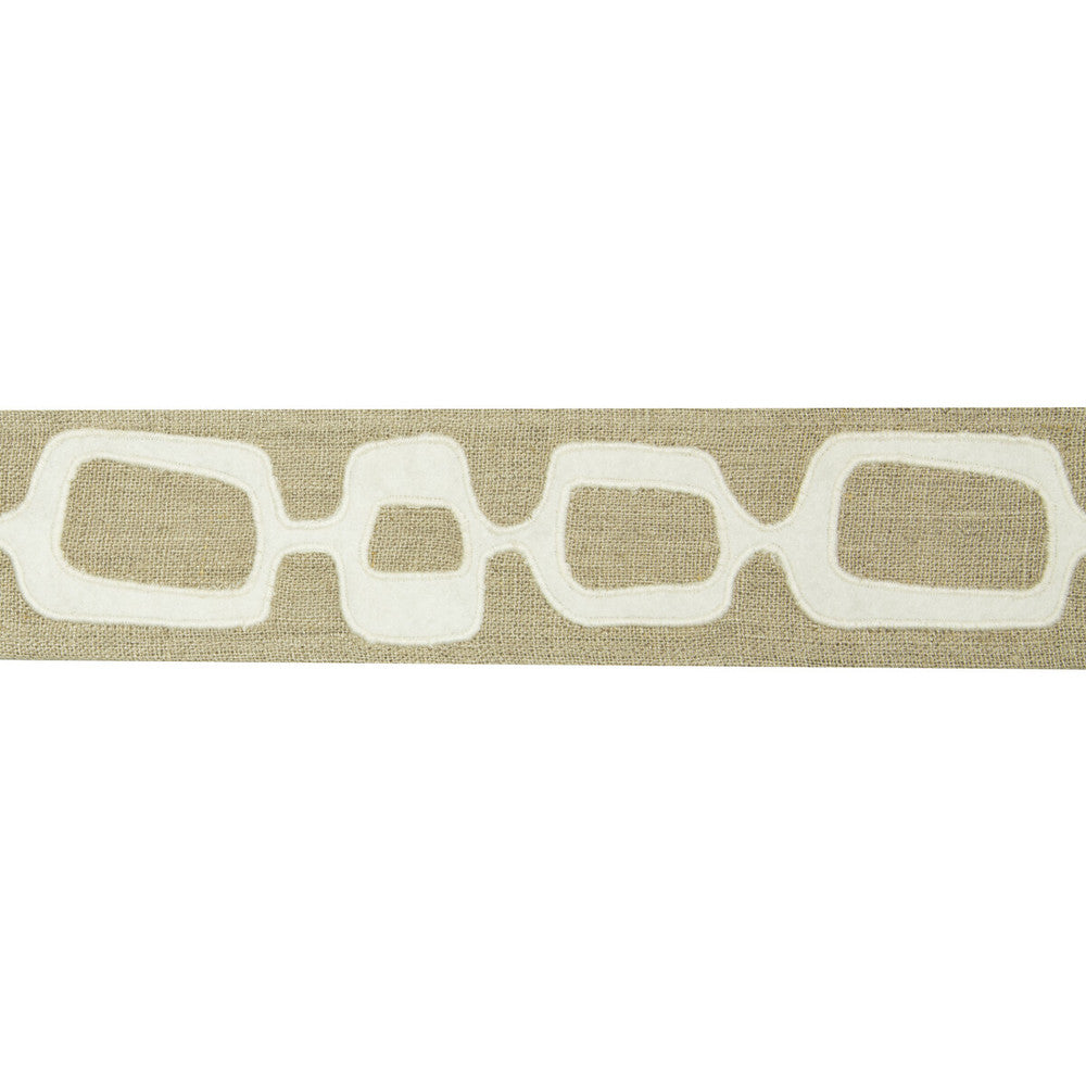 Organic Links Natural by Kravet Design Trim - LINEN - 50%;WOOL - 45%;VISCOSE - 5% India - Horizontal: - and Vertical: - 2.75 - Fabric Carolina -