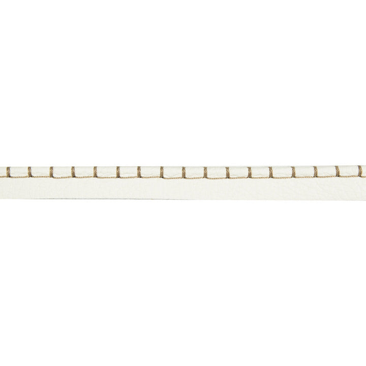 Whip Stitch Cord Chalk by Kravet Design Designer Trim LEATHER TRIM COW HIDE - 90%;COTTON - 5%;POLYESTER - 5% Austria - Horizontal: - and Vertical: - 2.5 - Swanky Fabrics -