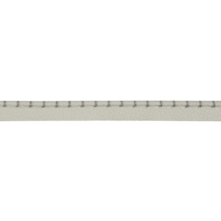 Whip Stitch Cord Frost by Kravet Design Trim LEATHER TRIM COW HIDE - 90%;COTTON - 5%;POLYESTER - 5% Austria Horizontal: and Vertical: 2.5 - Fabric Carolina -