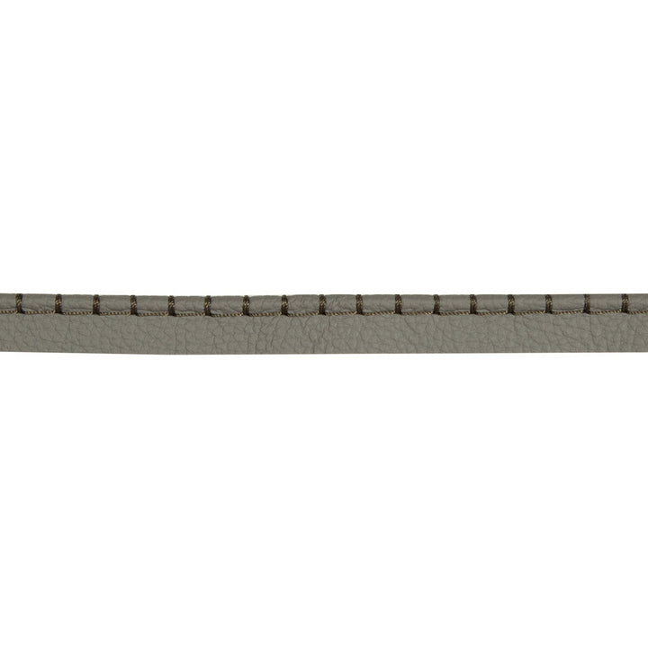Whip Stitch Cord Charcoal by Kravet Design Designer Trim LEATHER TRIM COW HIDE - 90%;COTTON - 5%;POLYESTER - 5% Austria Horizontal: and Vertical: 2.5 - Swanky Fabrics -