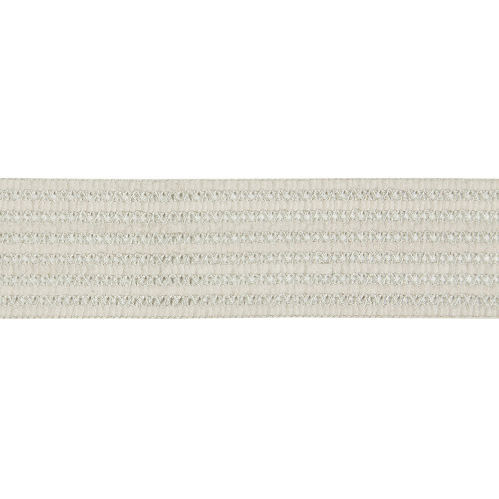 Rail Banding Dove by Kravet Design Trim LEATHER TRIM POLYESTER - 35%;RAYON - 35%;POLYURETHANE - 20%;ACRYLIC - 10% Austria Horizontal: and Vertical: 2.5 - Fabric Carolina -