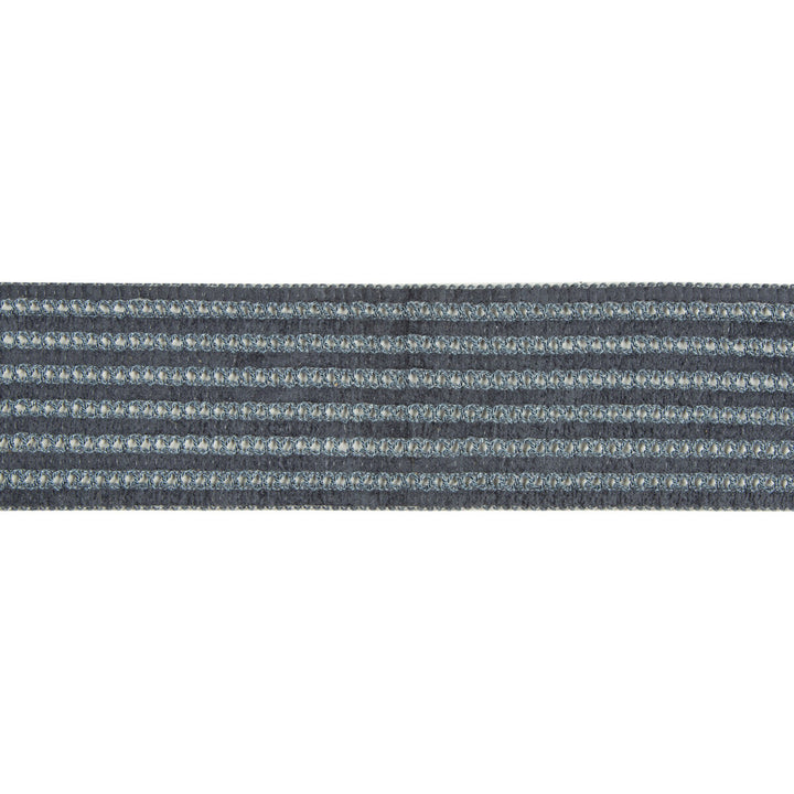 Rail Banding Denim by Kravet Design Trim LEATHER TRIM POLYESTER - 35%;RAYON - 35%;POLYURETHANE - 20%;ACRYLIC - 10% Austria - Horizontal: - and Vertical: - 2.5 - Fabric Carolina -