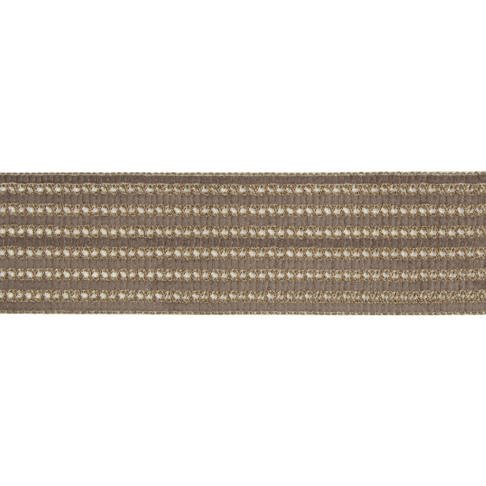 Rail Banding Bark by Kravet Design Trim LEATHER TRIM POLYESTER - 35%;RAYON - 35%;POLYURETHANE - 20%;ACRYLIC - 10% Austria - Horizontal: - and Vertical: - 2.5 - Fabric Carolina -