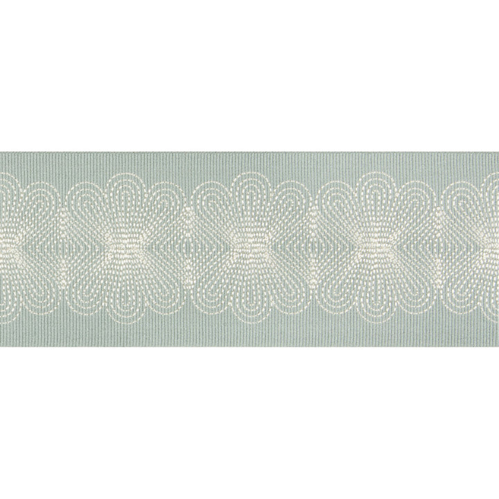 Flower Stitch Mineral by Kravet Design Trim BRAIDS BANDS & BORDERS VISCOSE - 77%;RAYON - 23% China Horizontal: and Vertical: 3 - Fabric Carolina -