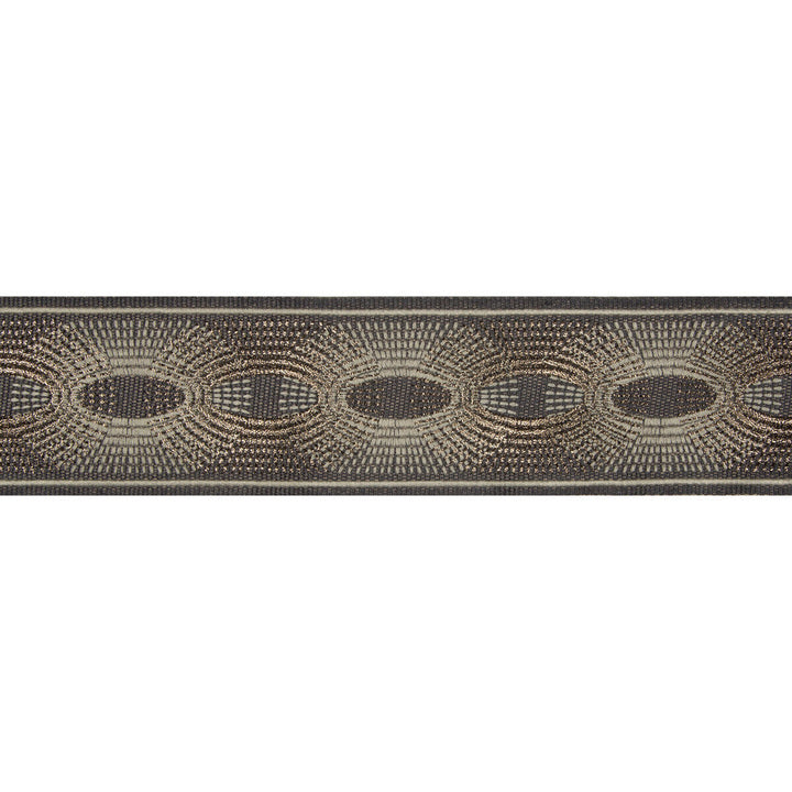 Deco Rays Smoke by Kravet Design Trim Kravet Design Trim Deco Rays SmokeTrim BRAIDS BANDS & BORDERS LINEN - 35%;POLYESTER - 32%;VISCOSE - 20%;METALLIC - 13% China </p><p>Repeat: H: , V: 3 - Fabric Carolina -