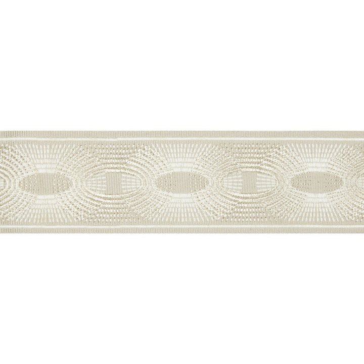 Deco Rays Soft Grey by Kravet Design Designer Trim BRAIDS BANDS & BORDERS LINEN - 35%;POLYESTER - 32%;VISCOSE - 20%;METALLIC - 13% China Horizontal: and Vertical: 3 - Swanky Fabrics -