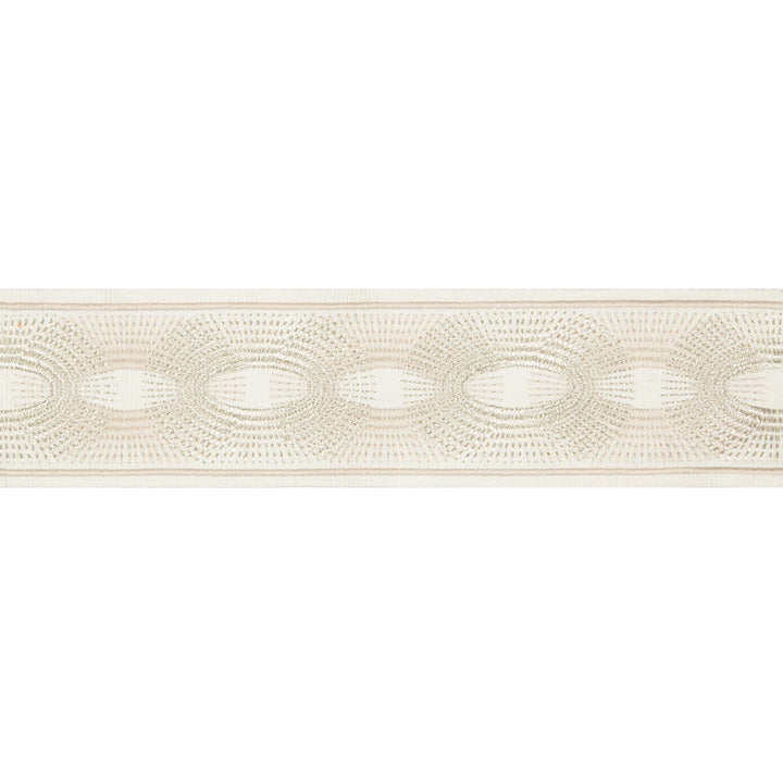 Deco Rays Oyster by Kravet Design Trim Kravet Design Trim Deco Rays OysterTrim BRAIDS BANDS & BORDERS LINEN - 35%;POLYESTER - 32%;VISCOSE - 20%;METALLIC - 13% China </p><p>Repeat: H: , V: 3 - Fabric Carolina -
