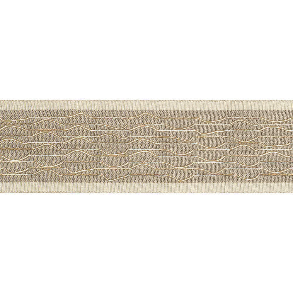 Fine Lines Stone by Kravet Design Designer Trim BRAIDS BANDS & BORDERS RAYON - 88%;COTTON - 12% China Horizontal: and Vertical: 2 - Swanky Fabrics -