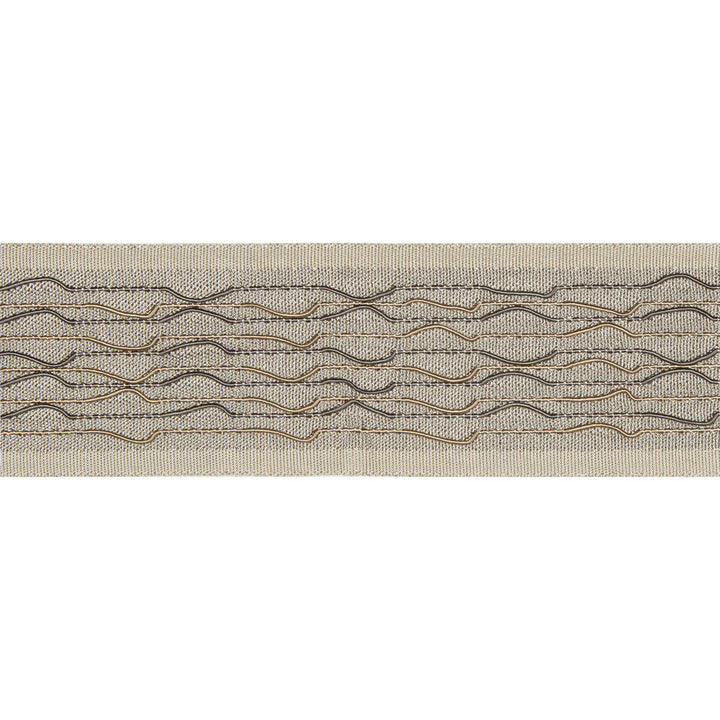 Fine Lines Warm Grey by Kravet Design Designer Trim BRAIDS BANDS & BORDERS RAYON - 88%;COTTON - 12% China Horizontal: and Vertical: 2 - Swanky Fabrics -