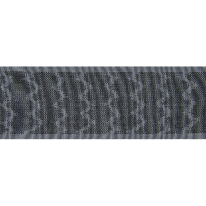 Watermark Tape Indigo by Kravet Design Trim BRAIDS BANDS & BORDERS COTTON - 100% India Horizontal: 2.75 and Vertical: 2 2.75 - Fabric Carolina -