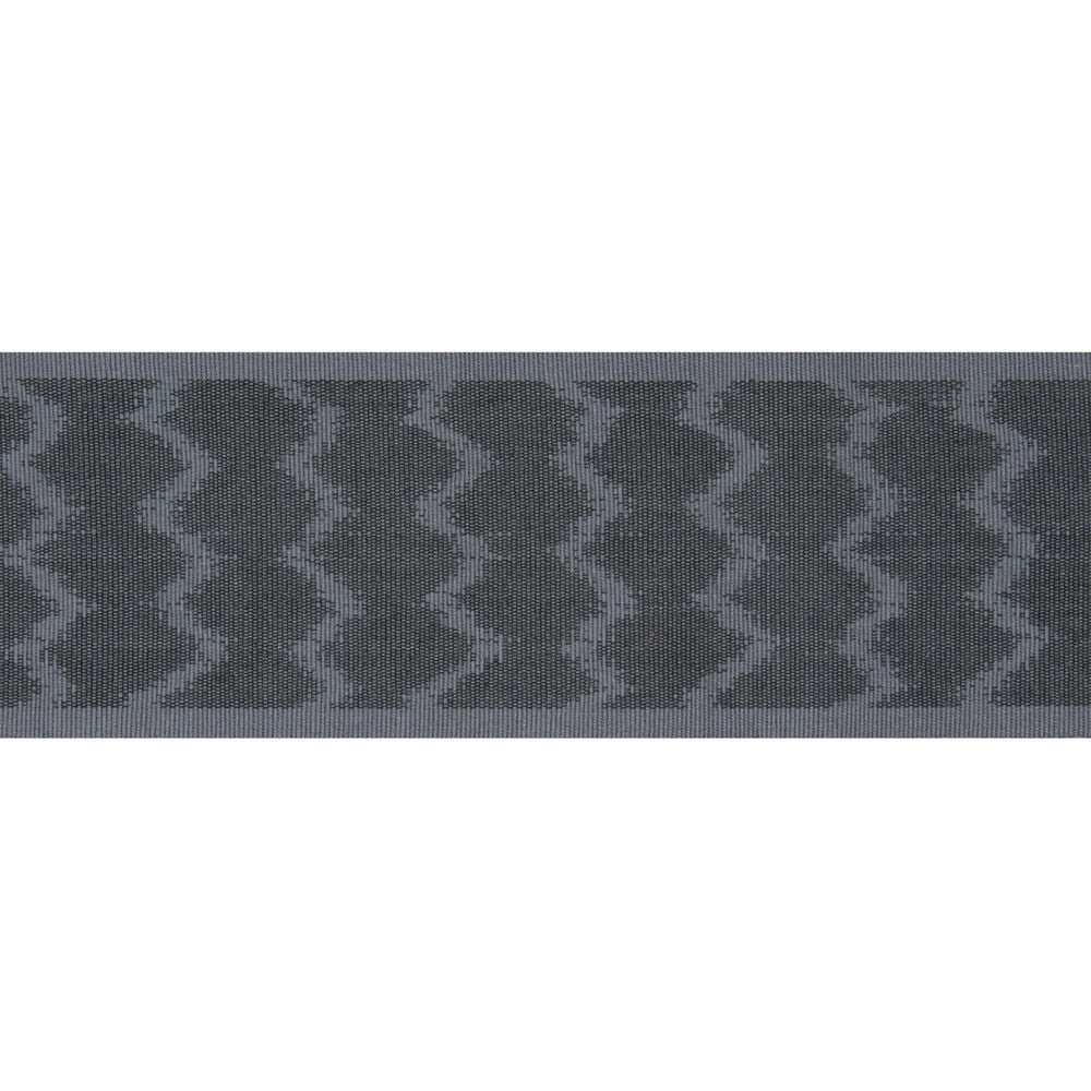 Watermark Tape Indigo by Kravet Design Trim BRAIDS BANDS & BORDERS COTTON - 100% India - Horizontal: 2.75 and Vertical: 2 2.75 - Fabric Carolina -
