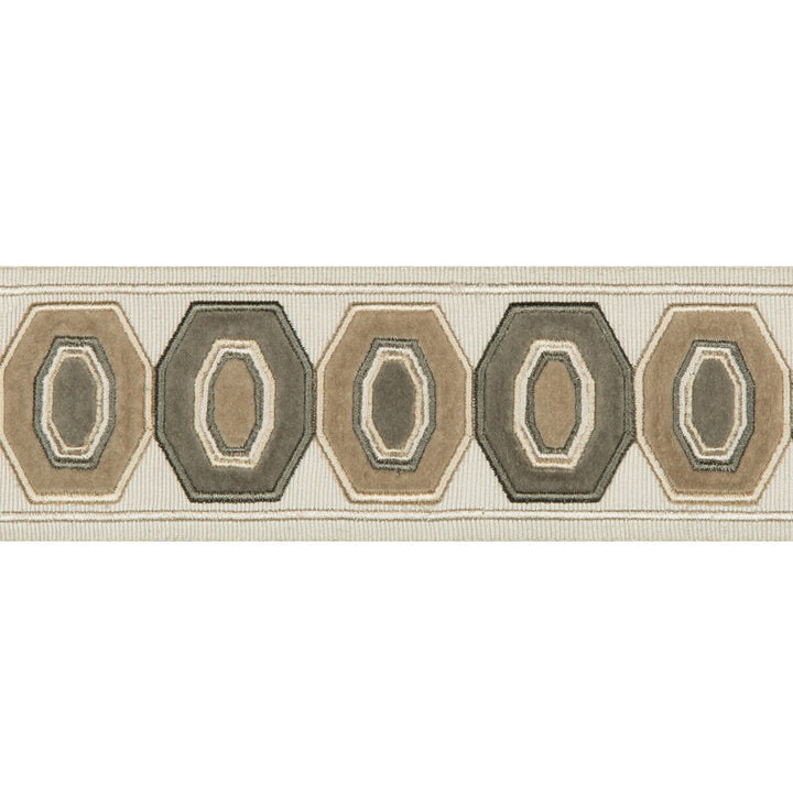 Geodex Linen by Kravet Design Trim BRAIDS BANDS & BORDERS RAYON - 75%;COTTON - 25% India Horizontal: 3 and Vertical: 12.7 3 - Fabric Carolina -