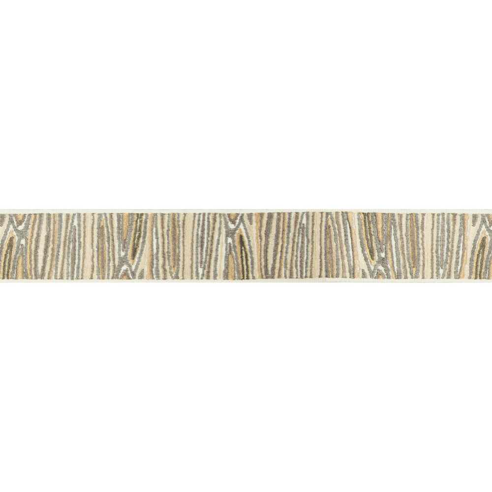 Woodside Natural by Kravet Design Trim BRAIDS BANDS & BORDERS RAYON - 72%;POLYESTER - 28% India - Horizontal: 2 and Vertical: 7.88 2 - Fabric Carolina -