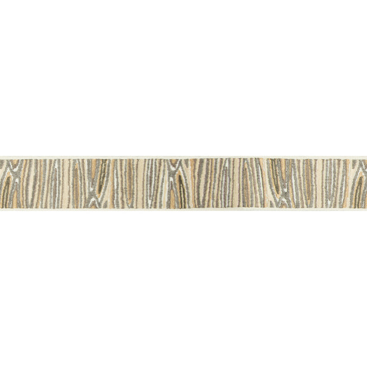 Woodside Natural by Kravet Design Trim BRAIDS BANDS & BORDERS RAYON - 72%;POLYESTER - 28% India Horizontal: 2 and Vertical: 7.88 2 - Fabric Carolina -