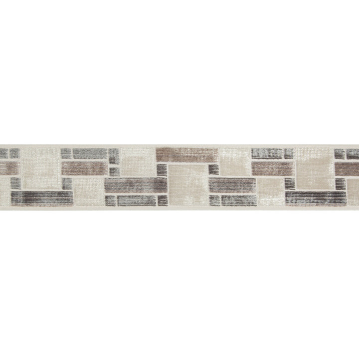 Brick Path Driftwood by Kravet Design Trim BRAIDS BANDS & BORDERS COTTON - 56%;VISCOSE - 44% India Horizontal: and Vertical: 2.75 - Fabric Carolina -