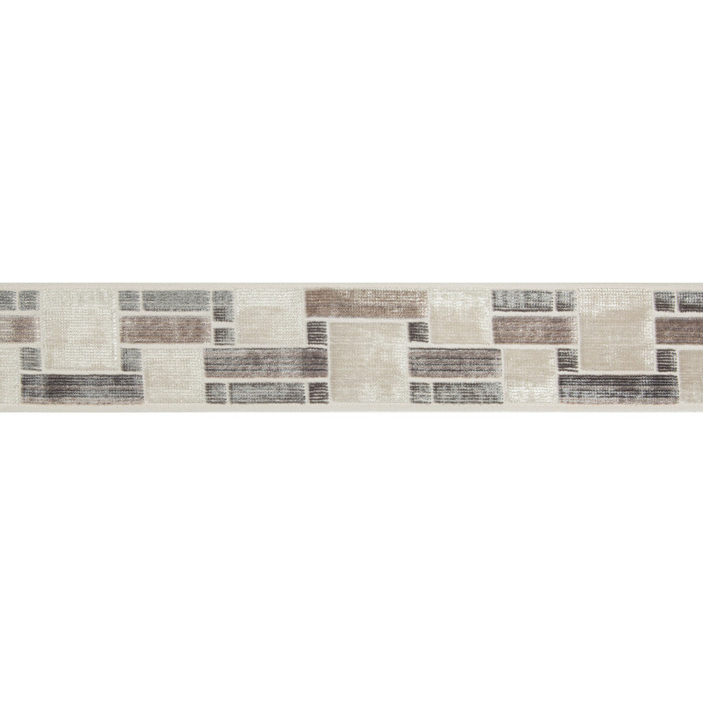 Brick Path Driftwood by Kravet Design Trim Kravet Design Trim Brick Path DriftwoodTrim BRAIDS BANDS & BORDERS COTTON - 56%;VISCOSE - 44% India </p><p>Repeat: H: , V: 2.75 - Fabric Carolina -