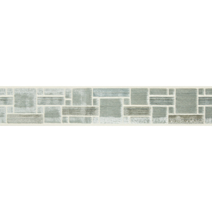Brick Path Mineral by Kravet Design Trim BRAIDS BANDS & BORDERS COTTON - 56%;VISCOSE - 44% India Horizontal: and Vertical: 2.75 - Fabric Carolina -