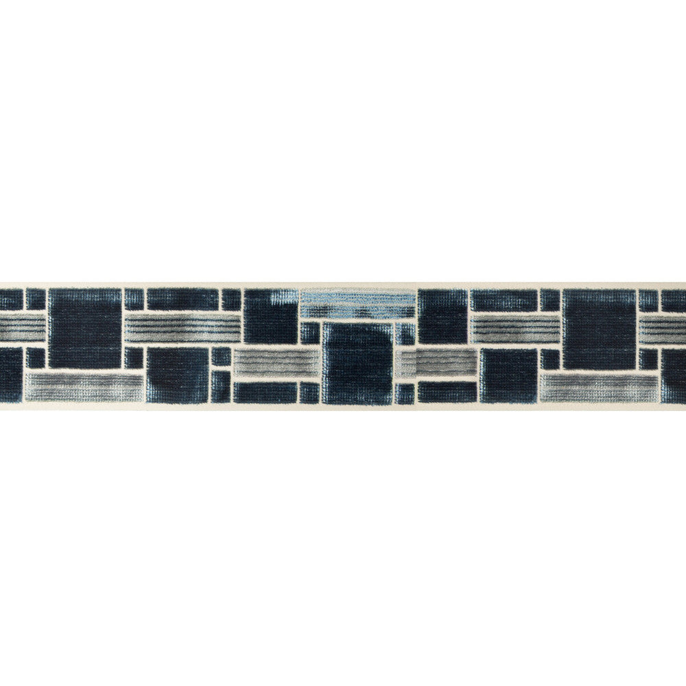 Brick Path Indigo by Kravet Design Trim Kravet Design Trim Brick Path IndigoTrim BRAIDS BANDS & BORDERS COTTON - 56%;VISCOSE - 44% India </p><p>Repeat: H: , V: 2.75 - Fabric Carolina -