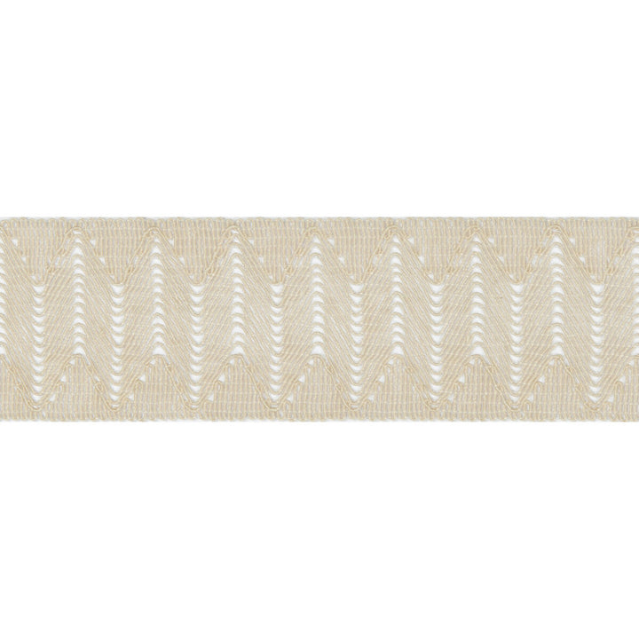 Wave Crest Ivory by Kravet Couture Trim SUE FIRESTONE MALIBU TRIM LINEN - 63%;ACRYLIC - 29%;POLYAMIDE - 8% Italy Horizontal: and Vertical: 2.16 - Fabric Carolina -